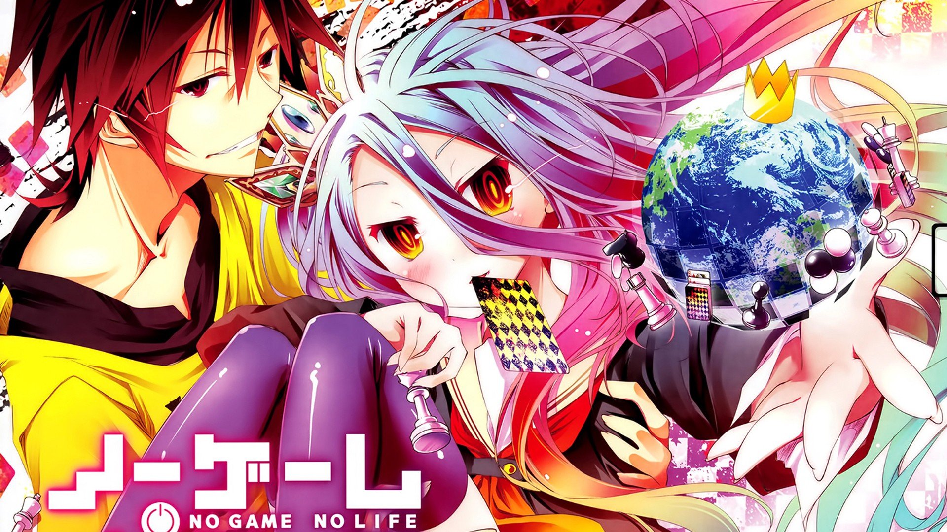 anime, No Game No Life, Shiro (No Game No Life), Sora (No Game No Life) Wallpaper
