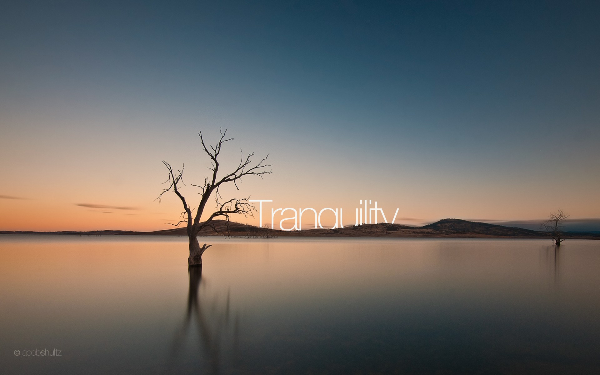 water, Sunset, Landscapes, Silhouette, Typography, Dam, Australia, Lakes, Seascapes, Reflections, Photomanipulations Wallpaper