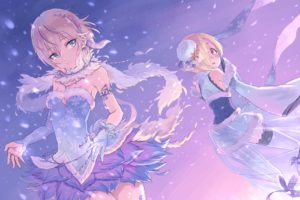 THE iDOLM@STER: Cinderella Girls, Snow, Gloves, Thigh highs, Anastasia (Idolmaster), Shirasaka Koume