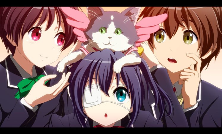 Chuunibyou demo Koi ga Shitai!, Takanashi Rikka, Anime, Chimera, Togashi Yuta, Tsuyuri Kumin HD Wallpaper Desktop Background