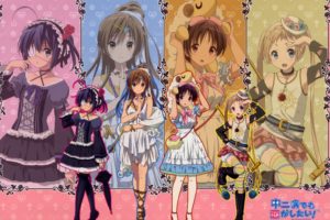 Chuunibyou demo Koi ga Shitai!, Takanashi Rikka, Anime, Dekomori Sanae, Nibutani Shinka, Tsuyuri Kumin
