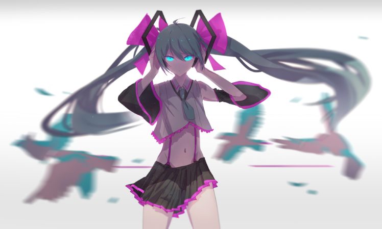anime, Hatsune Miku, Twintails HD Wallpaper Desktop Background