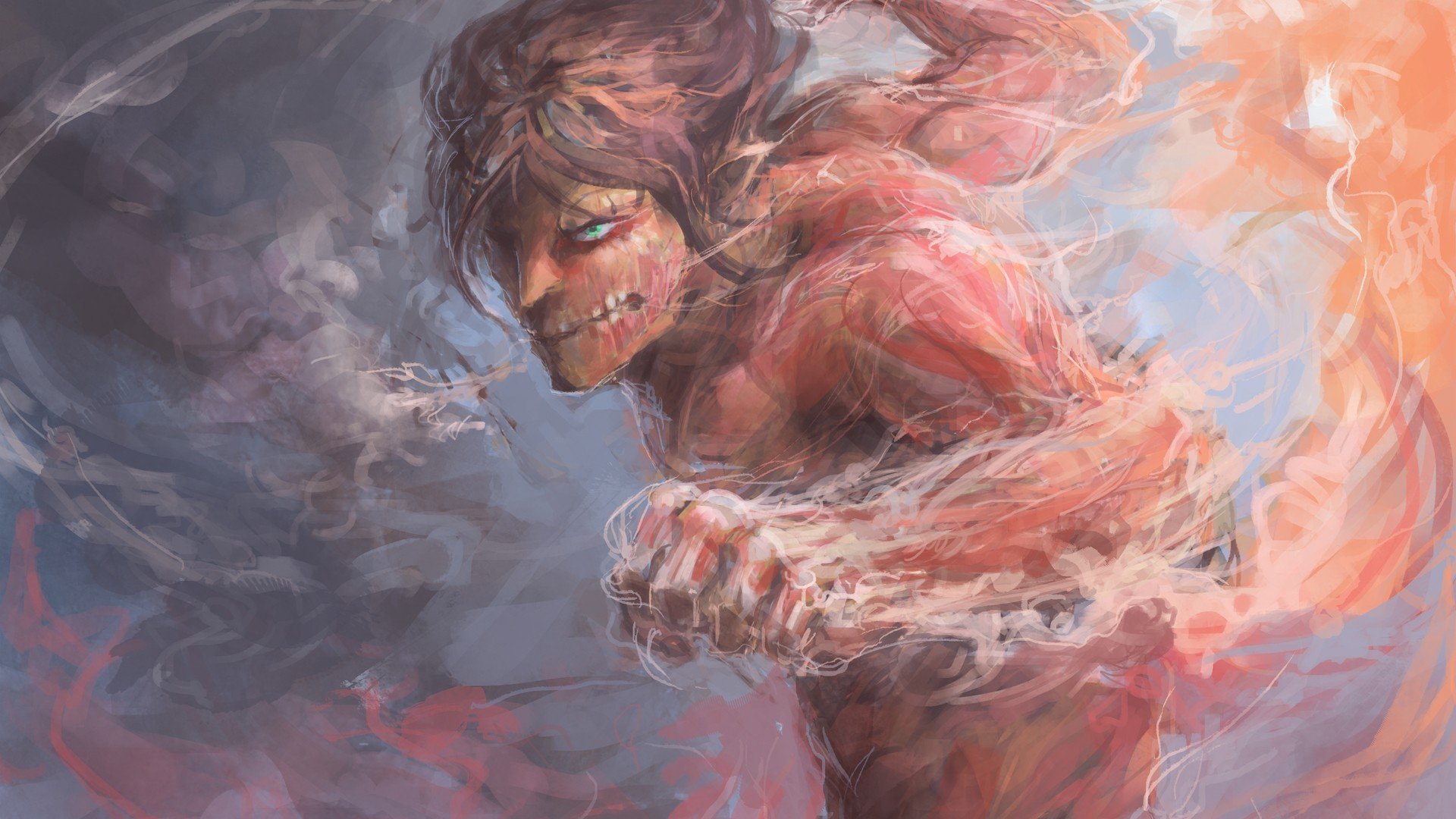 Shingeki no Kyojin, Anime, Rogue Titan Wallpaper