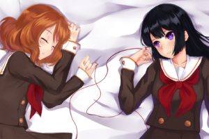 anime, Anime girls, Hibike! Euphonium, Kousaka Reina, Oumae Kumiko