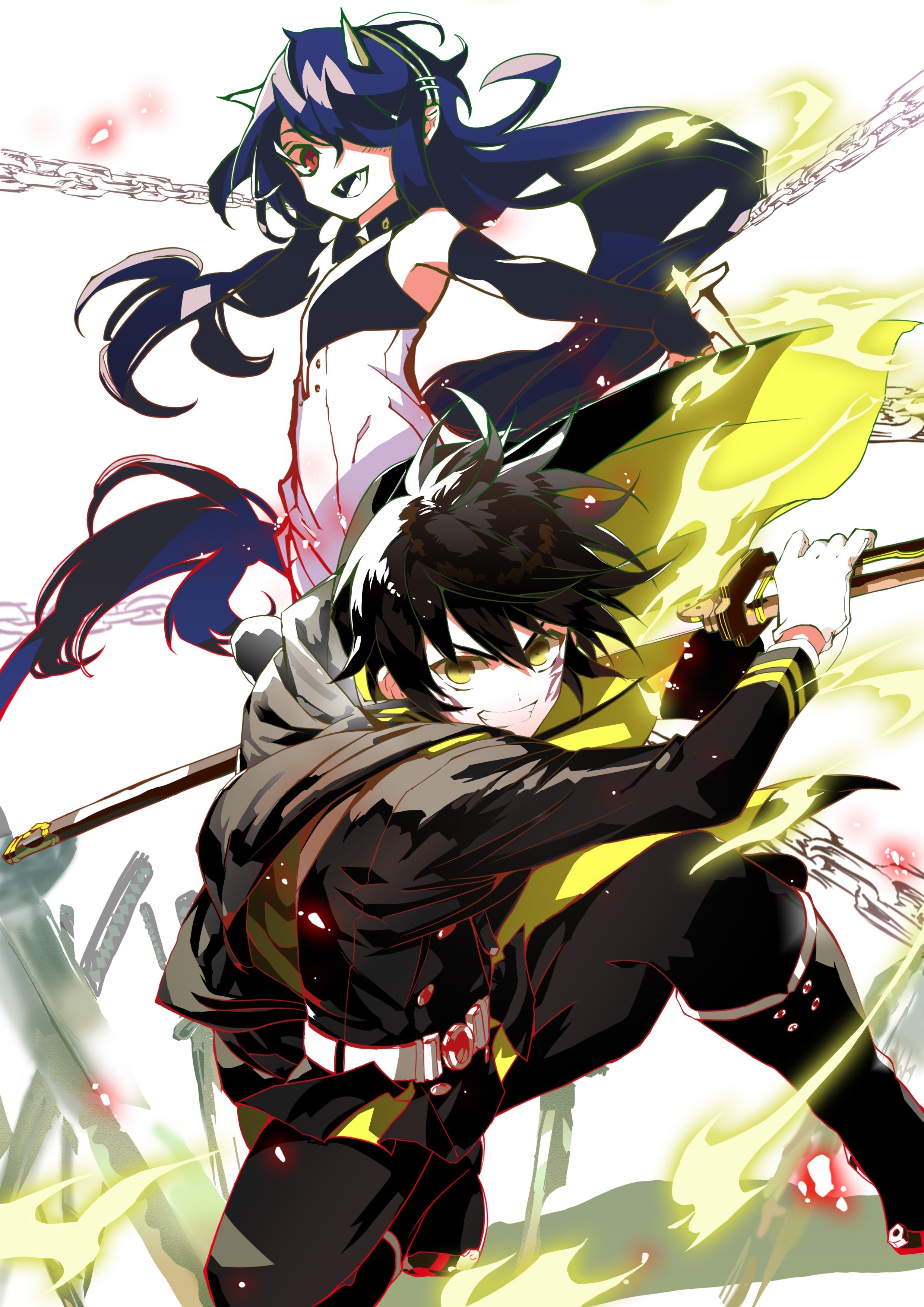 Hyakuya Yuuichirou, Owari No Seraph, Ashuramaru Wallpaper