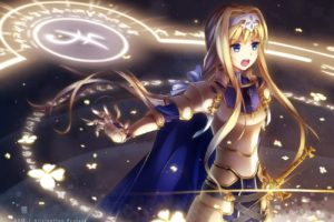 anime, Sword, Alice Synthesis Thirty, Anime girls, Sword Art Online