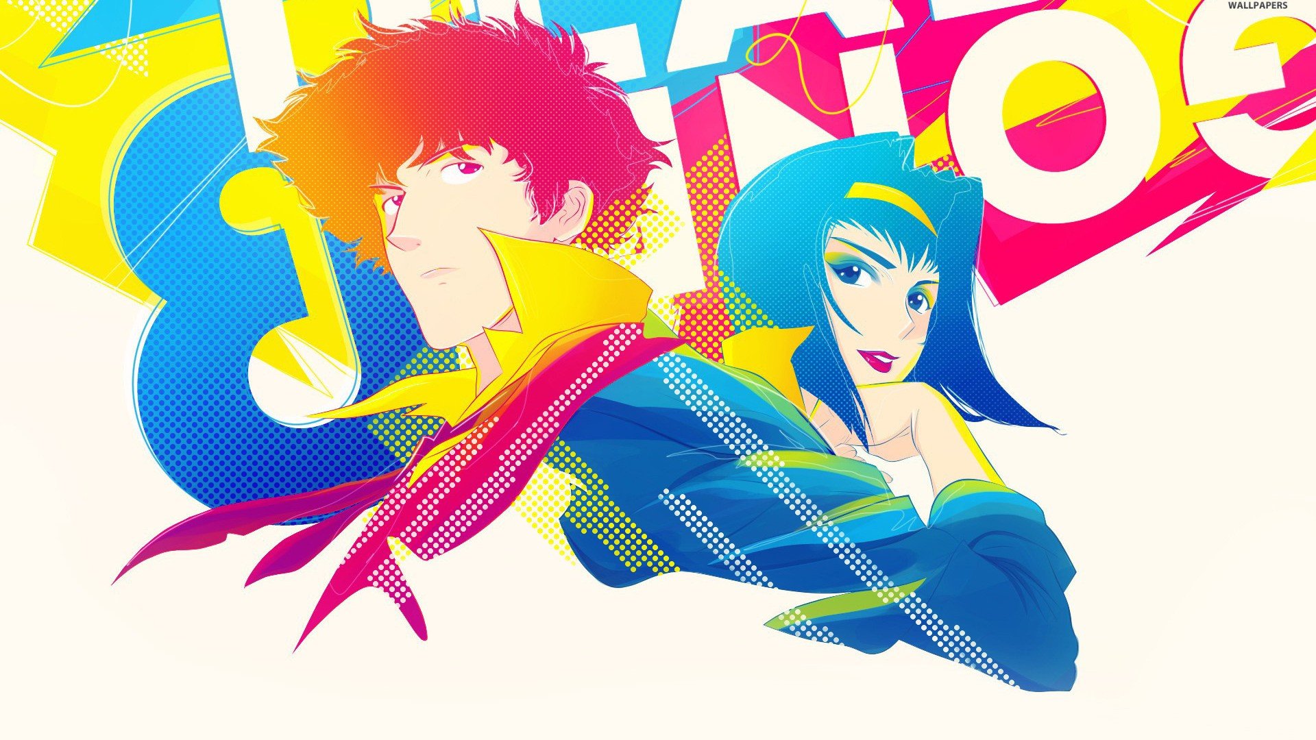 Cowboy Bebop, Spike Spiegel, Faye Valentine, Anime Wallpaper