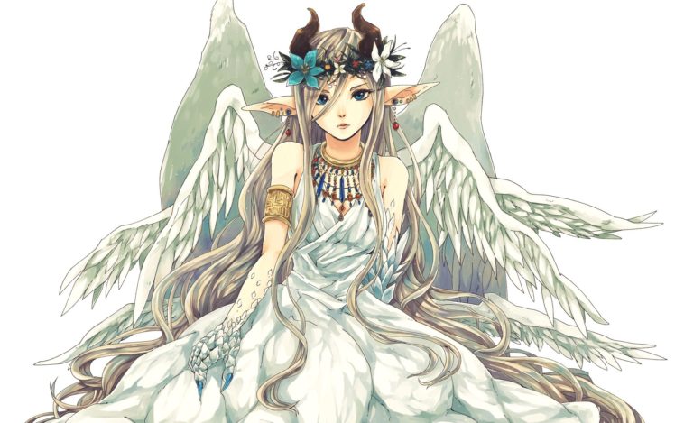 fantasy art, Angel, White, Original characters HD Wallpaper Desktop Background