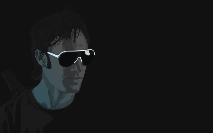 minimalistic, Vectors, Sunglasses HD Wallpaper Desktop Background