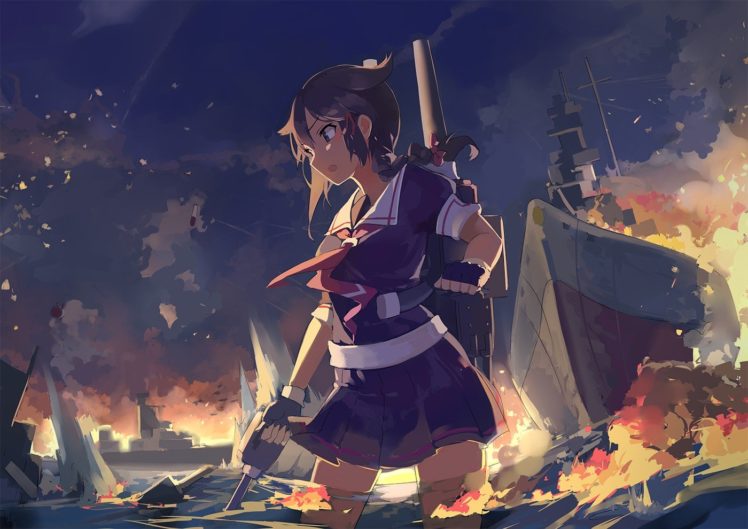 anime, Kantai Collection HD Wallpaper Desktop Background