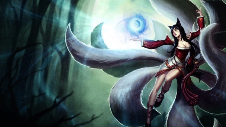 Ahri HD Wallpaper Desktop Background