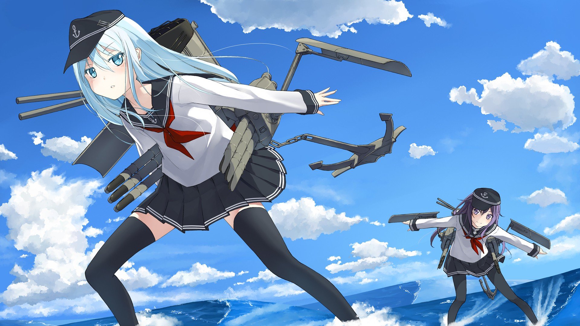 Hibiki Kancolle Akatsuki Kancolle Kantai Collection Anime Girls 0272