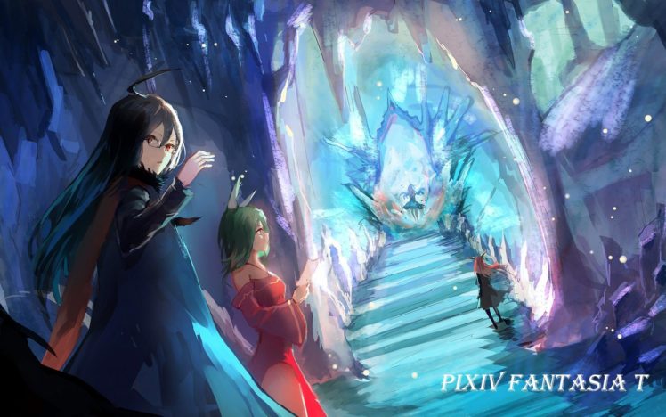 anime, Pixiv Fantasia, Colorful HD Wallpaper Desktop Background