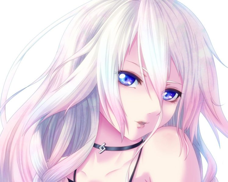 Vocaloid, IA (Vocaloid), Long hair, Blue eyes, Jewelry, Anime girls, Anime HD Wallpaper Desktop Background