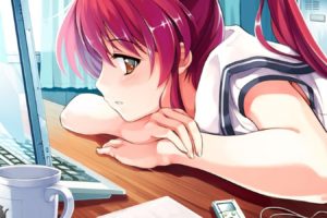 anime girls, Anime, Schoolgirls