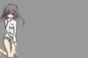 gray, Vectors, Katagiri, Yuuhi, Akane iro, Ni, Somaru, Saka, Simple, Background