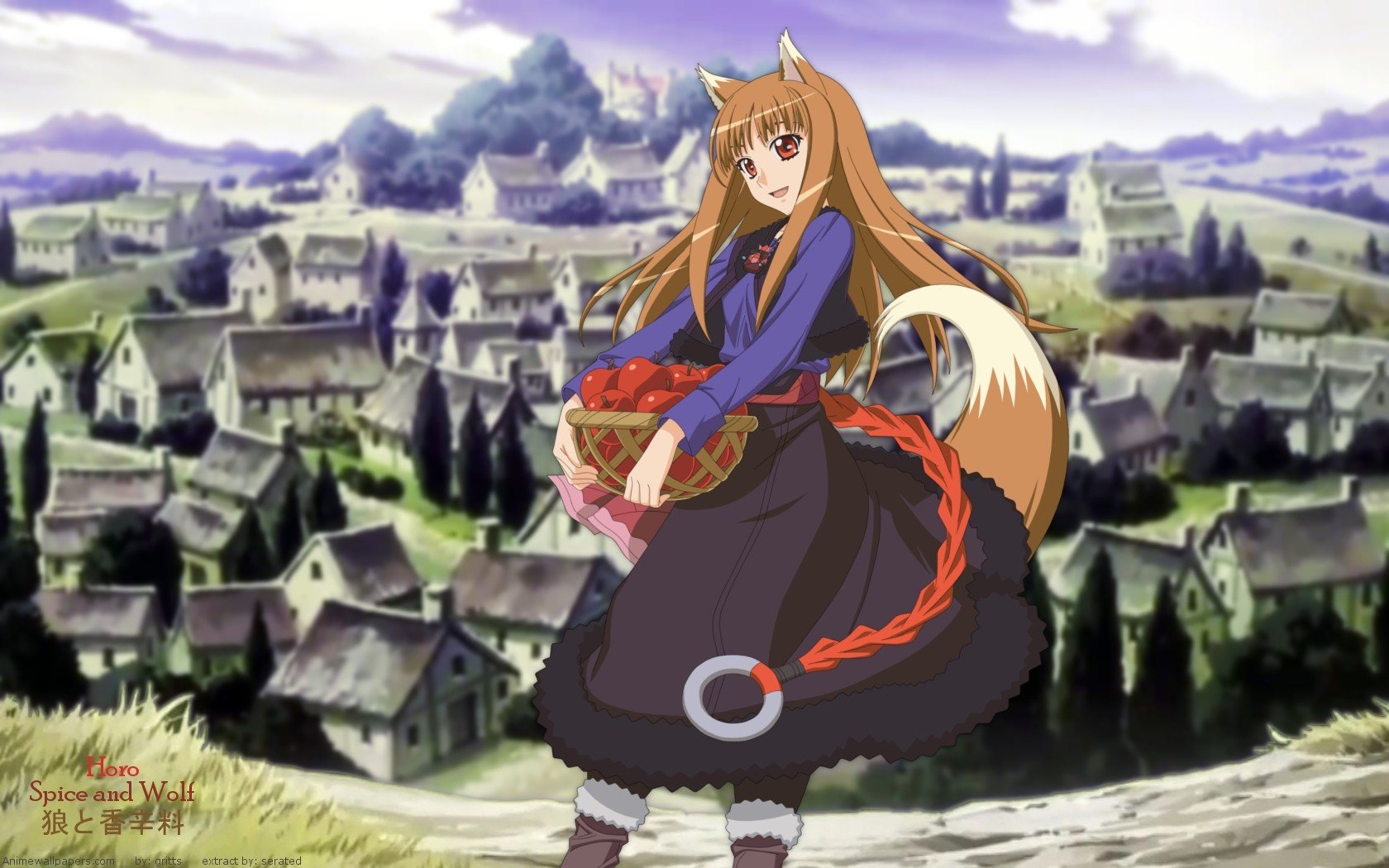 Spice and Wolf, Holo, Anime, Anime girls, Wolf girls Wallpaper