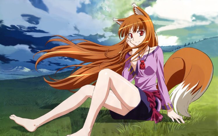Spice and Wolf, Holo, Anime, Anime girls, Wolf girls HD Wallpaper Desktop Background