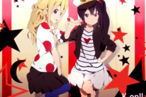 anime girls, K ON!, Nakano Azusa, Tsumugi Kotobuki