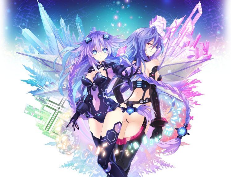 anime girls, Anime, Hyperdimension Neptunia, Purple Heart HD Wallpaper Desktop Background