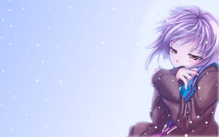 anime, The Melancholy of Haruhi Suzumiya, Nagato Yuki HD Wallpaper Desktop Background
