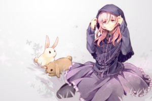 anime girls, Rabbits