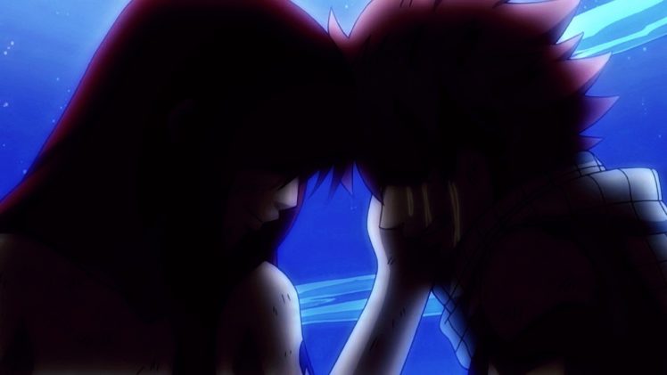 Dragneel Natsu, Scarlet Erza, Romantic, Sad, Fairy Tail HD Wallpaper Desktop Background