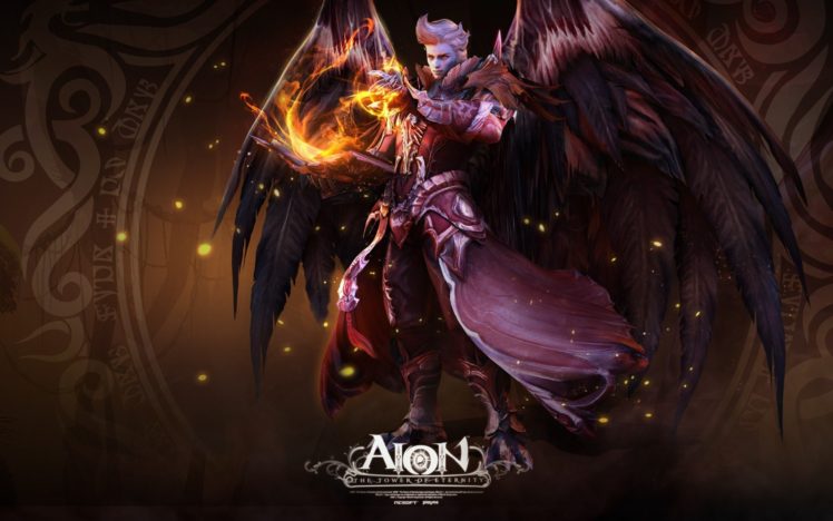 Aion Online, Sorcerer, Asmodian HD Wallpaper Desktop Background