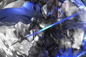 Pixiv Fantasia: Fallen Kings, Original characters, Knight, Cape, Sword, Anime