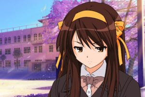 anime, Anime girls, The Melancholy of Haruhi Suzumiya, Suzumiya Haruhi