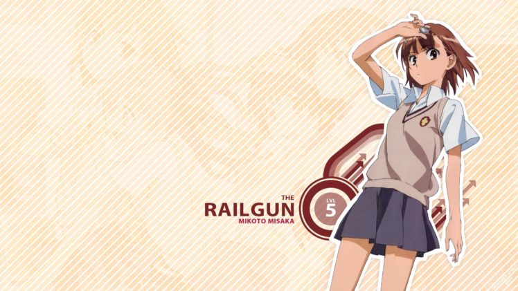anime, To Aru Kagaku no Railgun, Miniskirt, School uniform, Misaka Mikoto HD Wallpaper Desktop Background