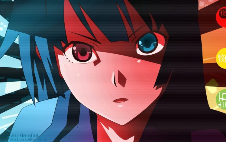 anime, Senjougahara Hitagi HD Wallpaper Desktop Background