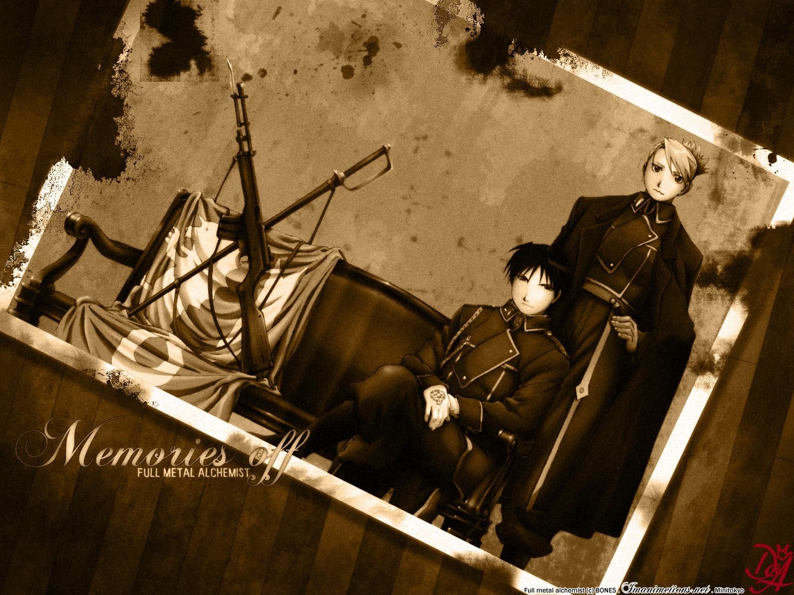 anime, Roy Mustang, Riza Hawkeye Wallpaper