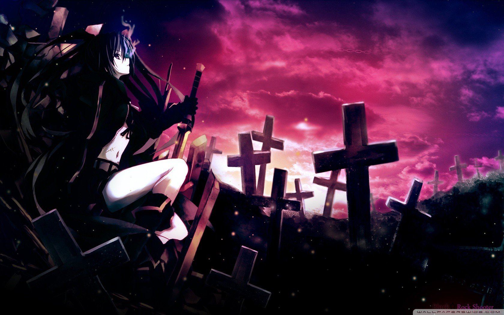 anime, Black Rock Shooter Wallpaper