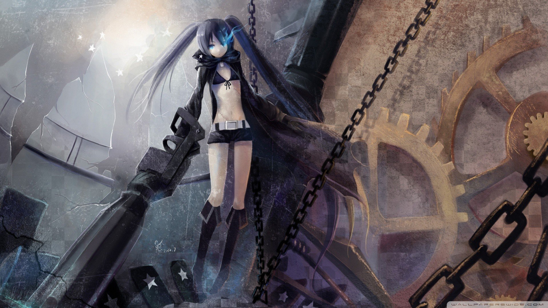 anime, Black Rock Shooter Wallpaper