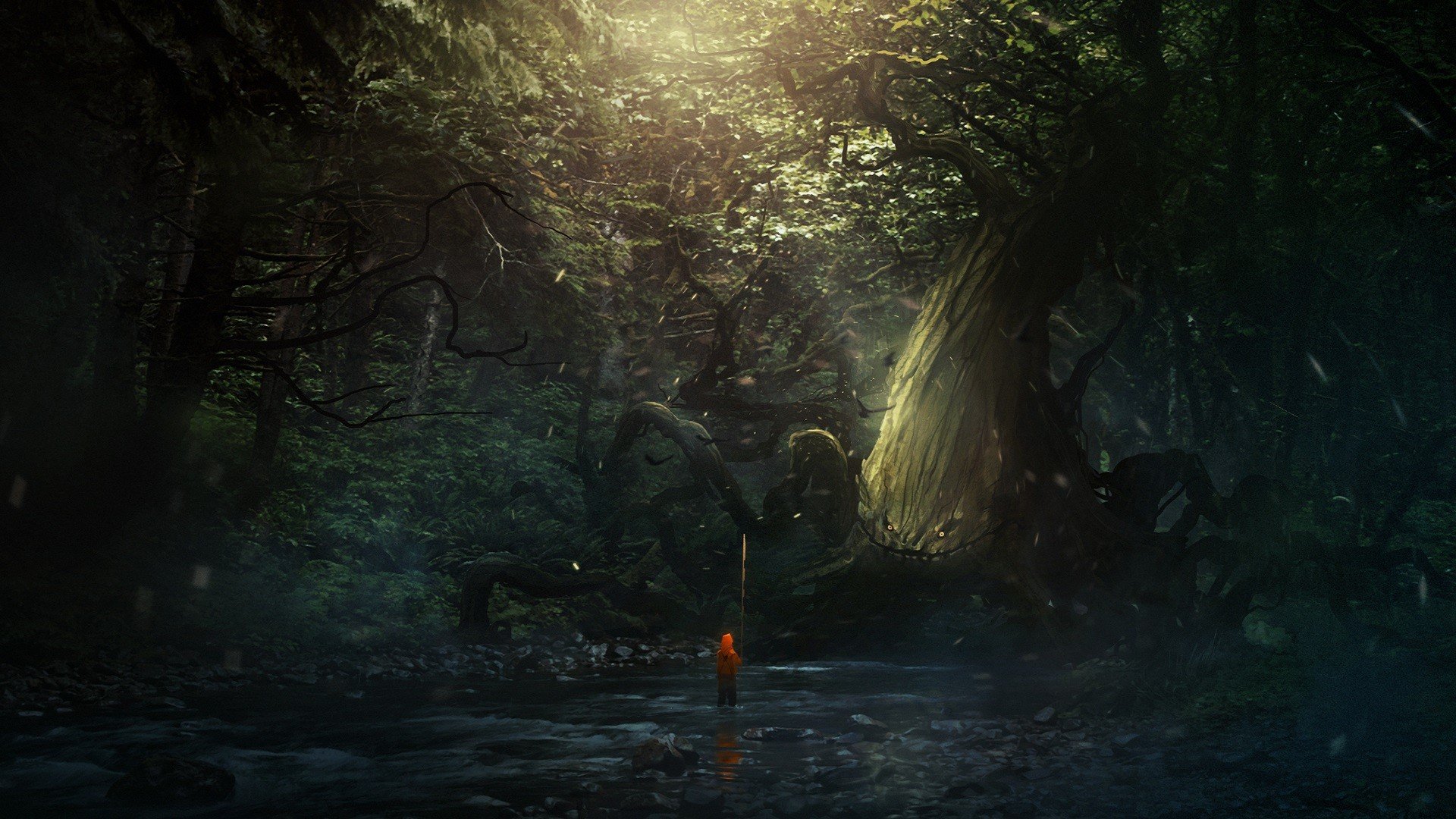 anime, Nature Wallpaper