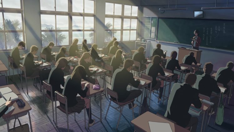 anime, Classroom HD Wallpaper Desktop Background