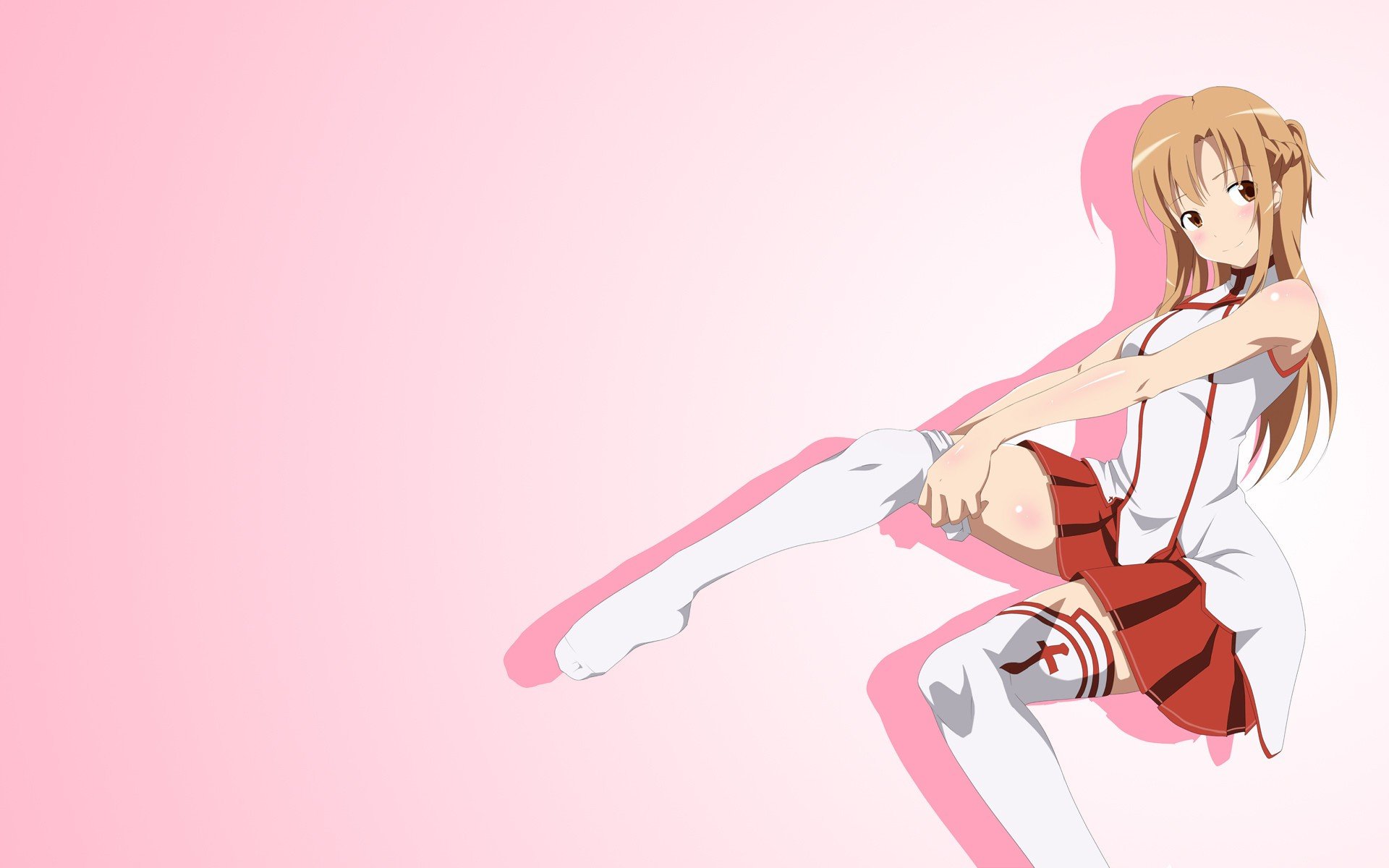 anime girls, Anime, Artwork, Yuuki Asuna, Sword Art Online Wallpaper