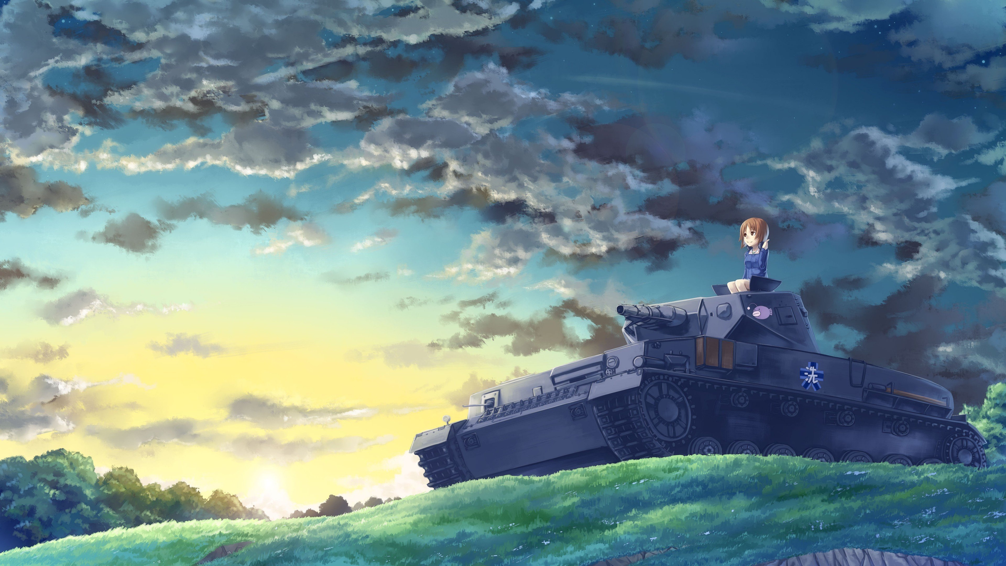 Girls und Panzer, Anime girls Wallpaper
