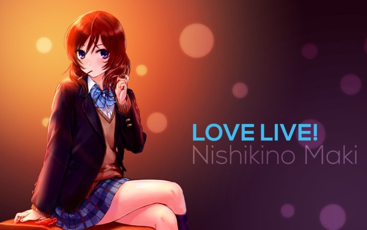 anime, Anime girls, Love Live!, Nishikino Maki HD Wallpaper Desktop Background