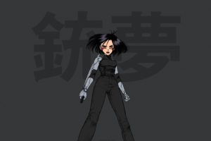 Yukito Kishiro, Battle Angel Alita, GUNNM, Gally, Alita, Short hair, Weapon, Cyborg, Warrior, Anime girls, Anime, Manga