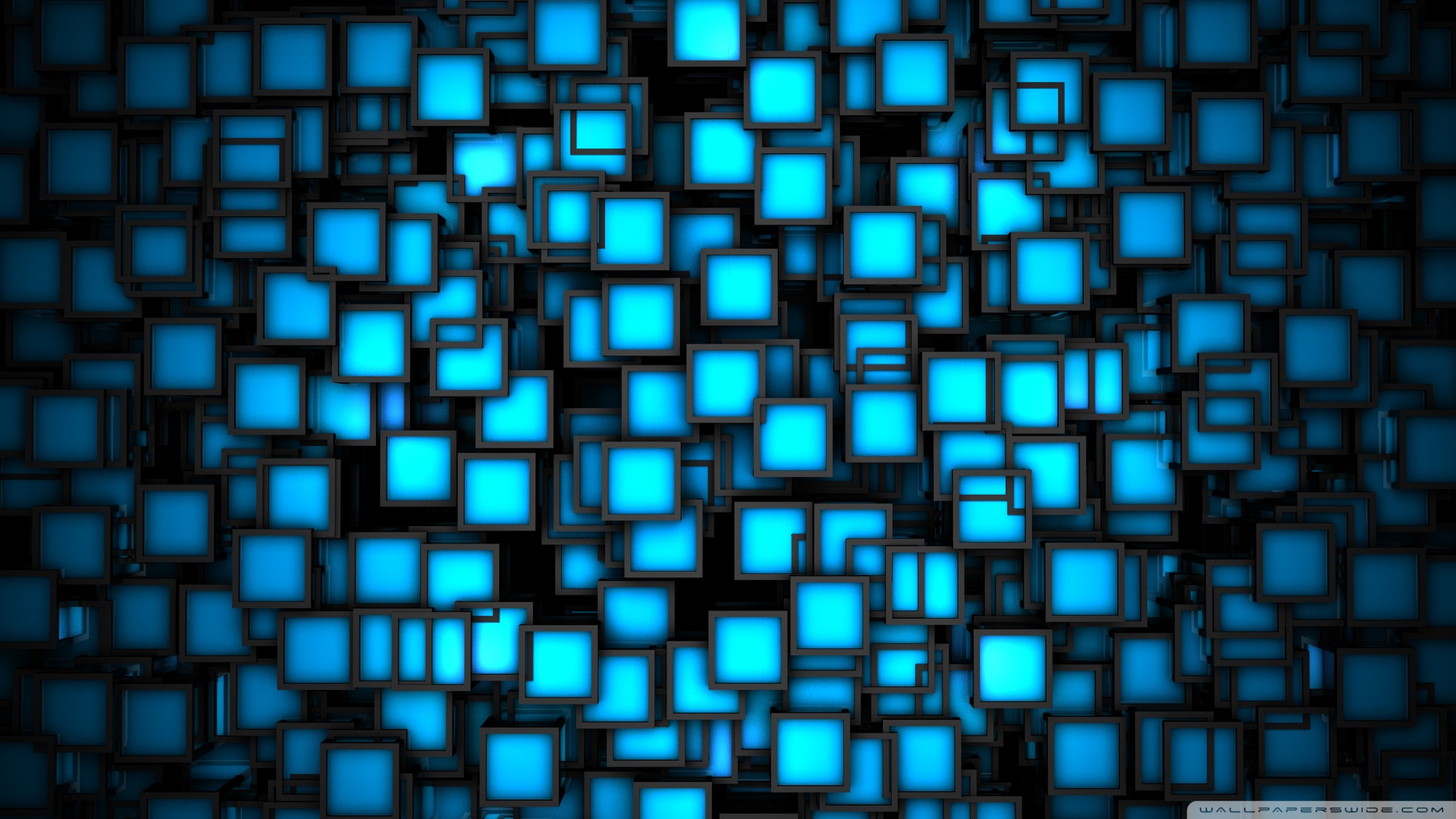 neon, Cubes wallpaper 1920x1080 Wallpaper