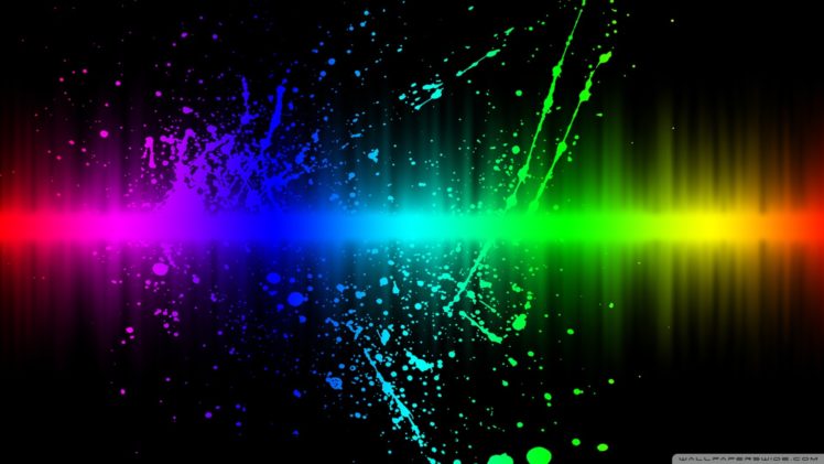 rainbow, Color, Splatter wallpaper 1920×1080 HD Wallpaper Desktop Background