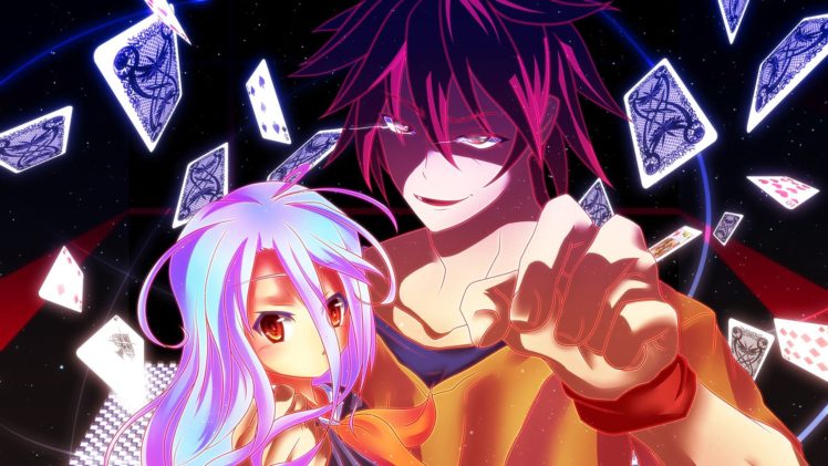 anime, No Game No Life, Shiro (No Game No Life), Sora (No Game No Life), Anime girls HD Wallpaper Desktop Background