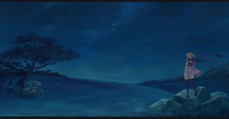 stars, Night HD Wallpaper Desktop Background