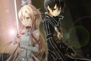 Sword Art Online, Yuuki Asuna, Kirigaya Kazuto, Anime