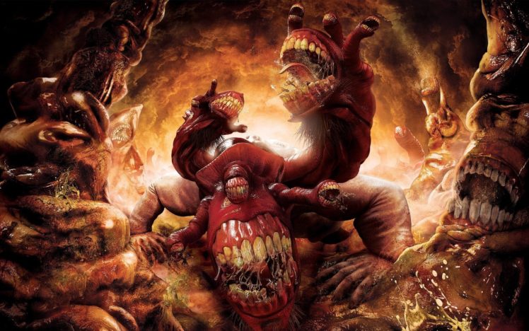 Dantes Inferno, Gluttony HD Wallpaper Desktop Background