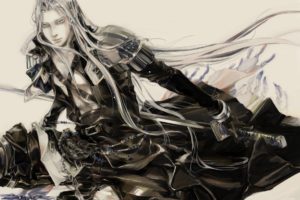 anime, Final Fantasy VII, Sephiroth