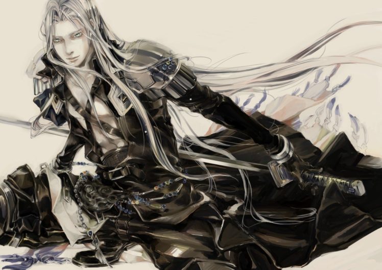anime, Final Fantasy VII, Sephiroth HD Wallpaper Desktop Background
