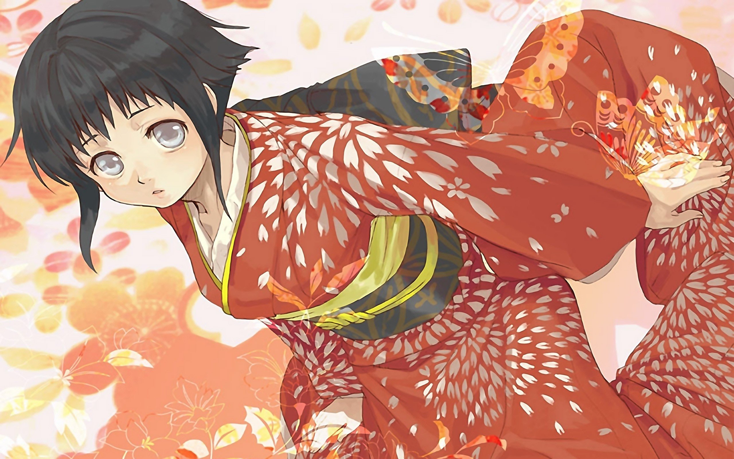 Hyuuga Hinata, Kimono Wallpaper